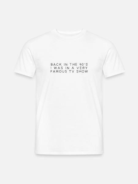 back in the 90's - Men's T-Shirt - white