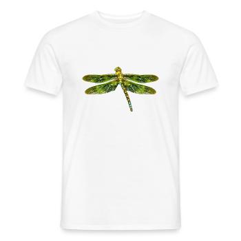 Libelle - Männer T-Shirt - Weiß - Vorne - AI Model Male 178 dark (178cm)