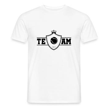 tennis team - Männer T-Shirt - Weiß - Vorne - AI Model Male 178 dark (178cm)