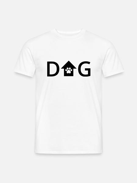 Hund Dog - Männer T-Shirt - Weiß