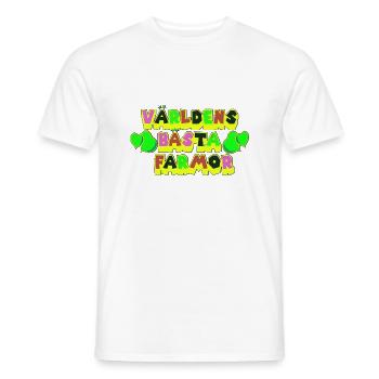 Meilleure grand-mère grand-mère grand-père grand-père anniversaire Nana - T-shirt homme - blanc - Devant - AI Model Male 178 dark (178cm)
