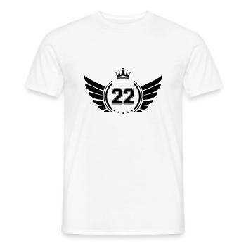 Armoiries 22 - T-shirt homme - blanc - Devant - AI Model Male 178 dark (178cm)
