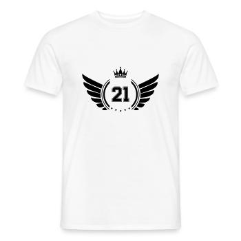 Armoiries 21 - T-shirt homme - blanc - Devant - AI Model Male 178 dark (178cm)