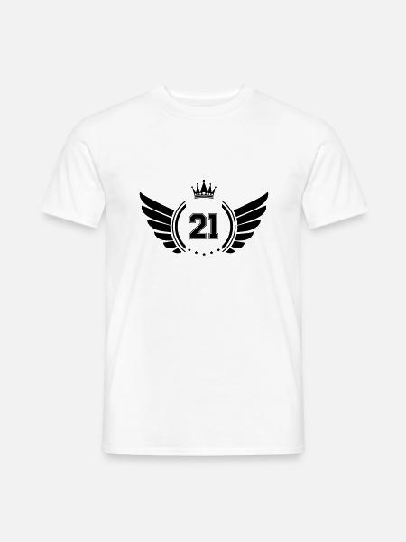 wappen 21 - Männer T-Shirt - Weiß