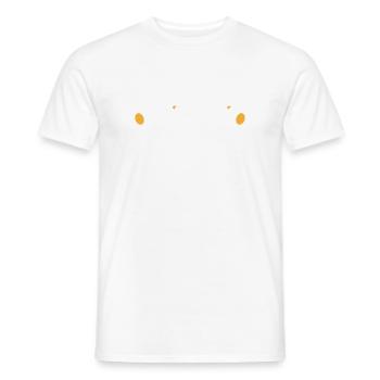 Spiegelei - Männer T-Shirt - Weiß - Vorne - AI Model Male 178 dark (178cm)