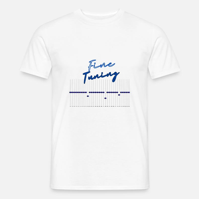 Tuning mal anders: 31-Band Equalizer - Männer T-Shirt - Weiß
