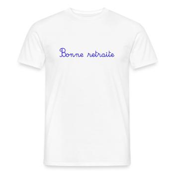 RUHESTAND. ALLES GUTE FÜR DEN RUHESTAND. ALLES GUTE FÜR DEN RUHESTAND. HERZ - Männer T-Shirt - Weiß - Vorne - AI Model Male 178 dark (178cm)