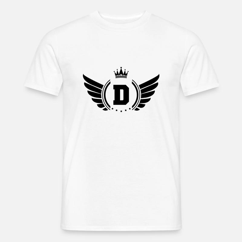 wappen d - Männer T-Shirt - Weiß