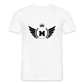 wappen M - Männer T-Shirt - Weiß - Vorne - AI Model Male 178 dark (178cm)