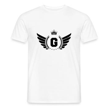 wappen g - Männer T-Shirt - Weiß - Vorne - AI Model Male 178 dark (178cm)