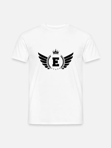 wappen E - Männer T-Shirt - Weiß