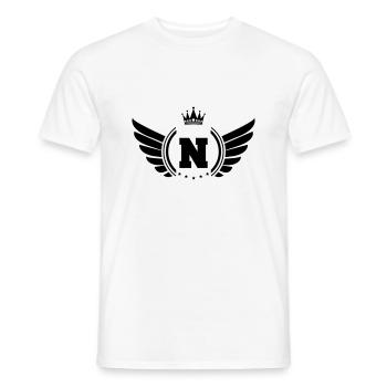 wappen N - Männer T-Shirt - Weiß - Vorne - AI Model Male 178 dark (178cm)
