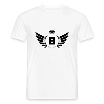 wappen h - Männer T-Shirt - Weiß - Vorne - AI Model Male 178 dark (178cm)