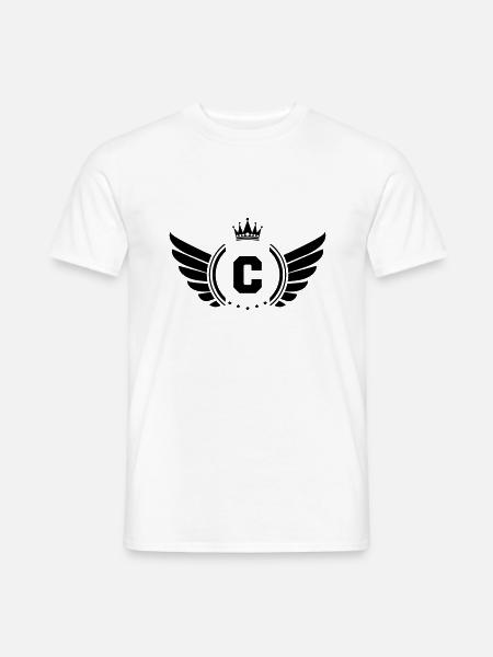 wappen C - Männer T-Shirt - Weiß