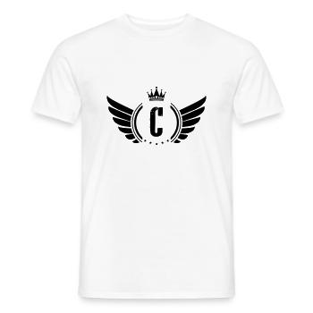 Coat of arms C - Men's T-Shirt - white - Front - AI Model Male 178 dark (178cm)
