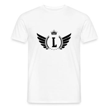 Armoiries L - T-shirt homme - blanc - Devant - AI Model Male 178 dark (178cm)