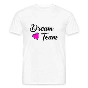 dream team - Männer T-Shirt - Weiß - Vorne - AI Model Male 178 dark (178cm)