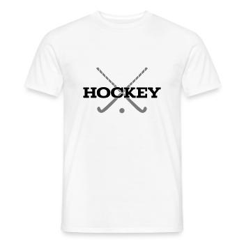 Hockey Emblem Color Changing - Men's T-Shirt - white - Front - AI Model Male 178 dark (178cm)