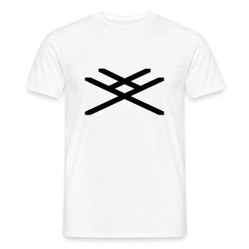 Doppelkreuz von sant Andrea sa1 - Männer T-Shirt - Weiß - Vorne - AI Model Male 178 dark (178cm)