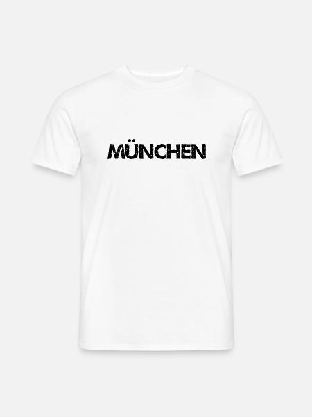 München - Bayern - Landeshauptstadt - bayrisch - Männer T-Shirt - Weiß