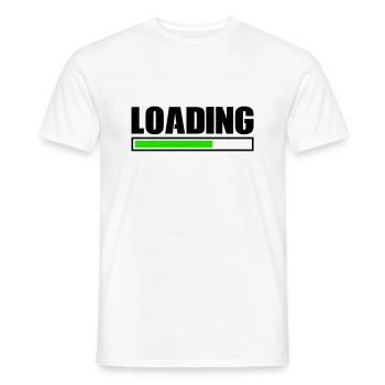 Chargement - T-shirt homme - blanc - Devant - AI Model Male 178 dark (178cm)