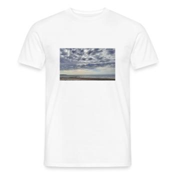 Clouds - Men's T-Shirt - white - Front - AI Model Male 178 dark (178cm)
