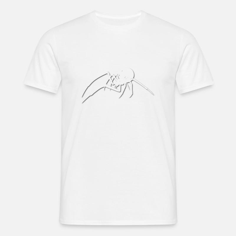 Spinne - Männer T-Shirt - Weiß