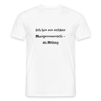 Typisch-Gamer - Männer T-Shirt - Weiß - Vorne - AI Model Male 178 dark (178cm)