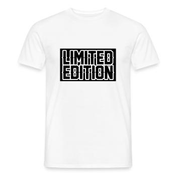 Begrænset udgave - Mænd T-shirt - hvid - Foran - AI Model Male 178 dark (178cm)
