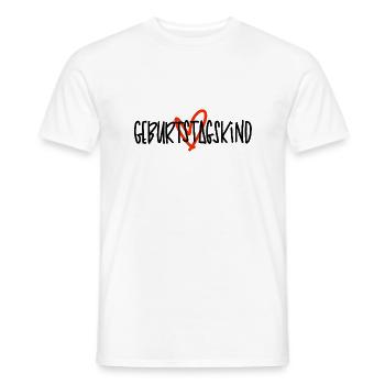Geburtstagskind - Männer T-Shirt - Weiß - Vorne - AI Model Male 178 dark (178cm)
