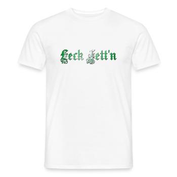 leck fett´n - meine Heimat ist die Steiermark - Männer T-Shirt - Weiß - Vorne - AI Model Male 178 dark (178cm)