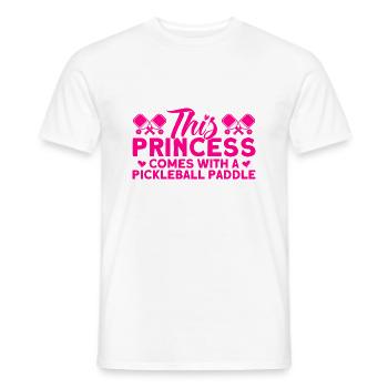 Pickleball-Liebhaber Pickleball Pickleball-Spieler - Männer T-Shirt - Weiß - Vorne - AI Model Male 178 dark (178cm)
