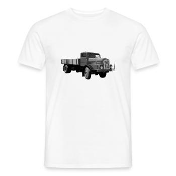 H6 Truck IFA Werdau DDR Oldtimer Ostalgie - T-shirt homme - blanc - Devant - AI Model Male 178 dark (178cm)