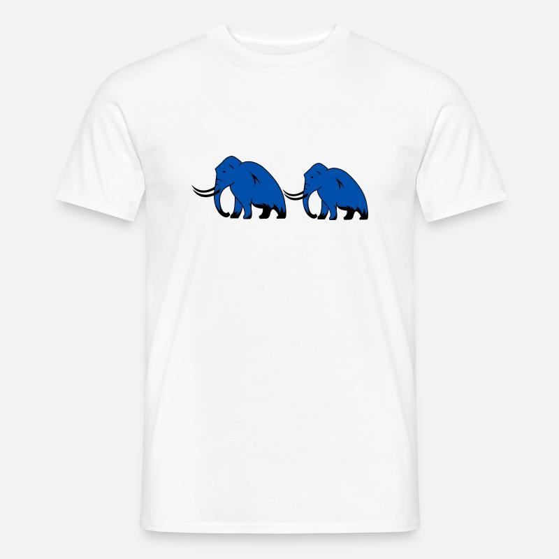mammut 2 - Männer T-Shirt - Weiß