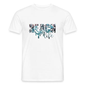 Dubrovnik croatie hrvatska zrce beach party exyu - T-shirt homme - blanc - Devant - AI Model Male 178 dark (178cm)