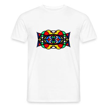 Modèle - T-shirt homme - blanc - Devant - AI Model Male 178 dark (178cm)