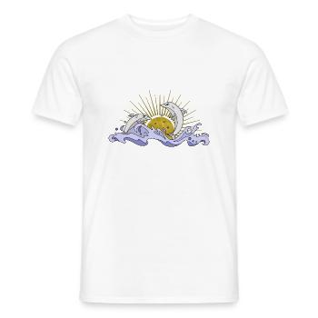 Delphine - Männer T-Shirt - Weiß - Vorne - AI Model Male 178 dark (178cm)