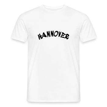 Hannover - Deutschland - Germany - Männer T-Shirt - Weiß - Vorne - AI Model Male 178 dark (178cm)