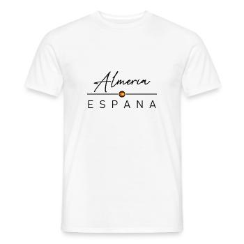 Spain - Almeria - Spanien - Espana - Männer T-Shirt - Weiß - Vorne - AI Model Male 178 dark (178cm)