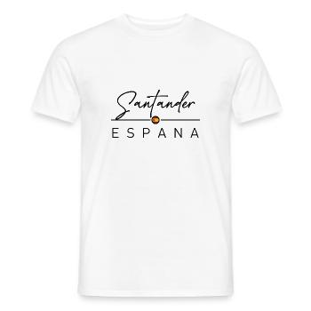 Spain - Santander - Spanien - Espana - Männer T-Shirt - Weiß - Vorne - AI Model Male 178 dark (178cm)