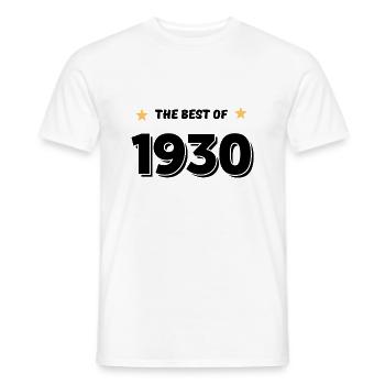 Das Beste von 1930 - Männer T-Shirt - Weiß - Vorne - AI Model Male 178 dark (178cm)