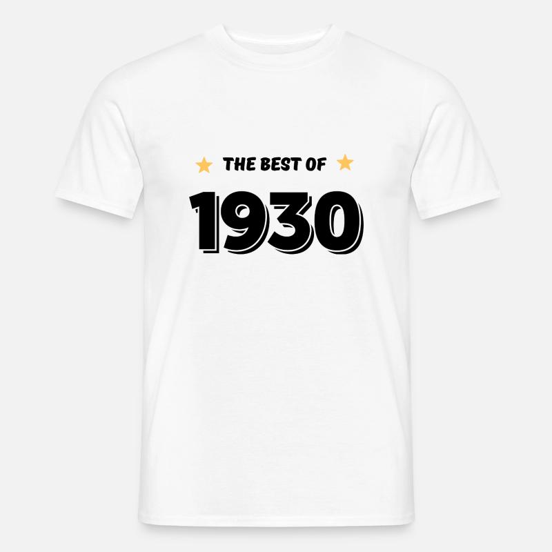 Das Beste von 1930 - Männer T-Shirt - Weiß