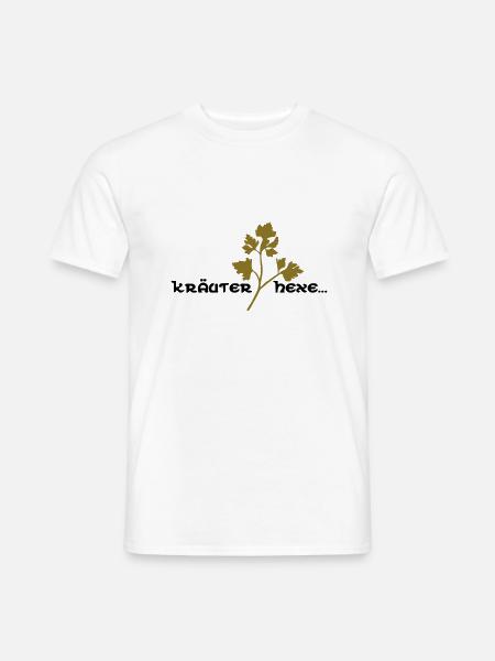 Kräuterhexe - Männer T-Shirt - Weiß