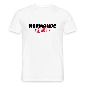 Normandie / Normand / Normande / France - Männer T-Shirt - Weiß - Vorne - AI Model Male 178 dark (178cm)