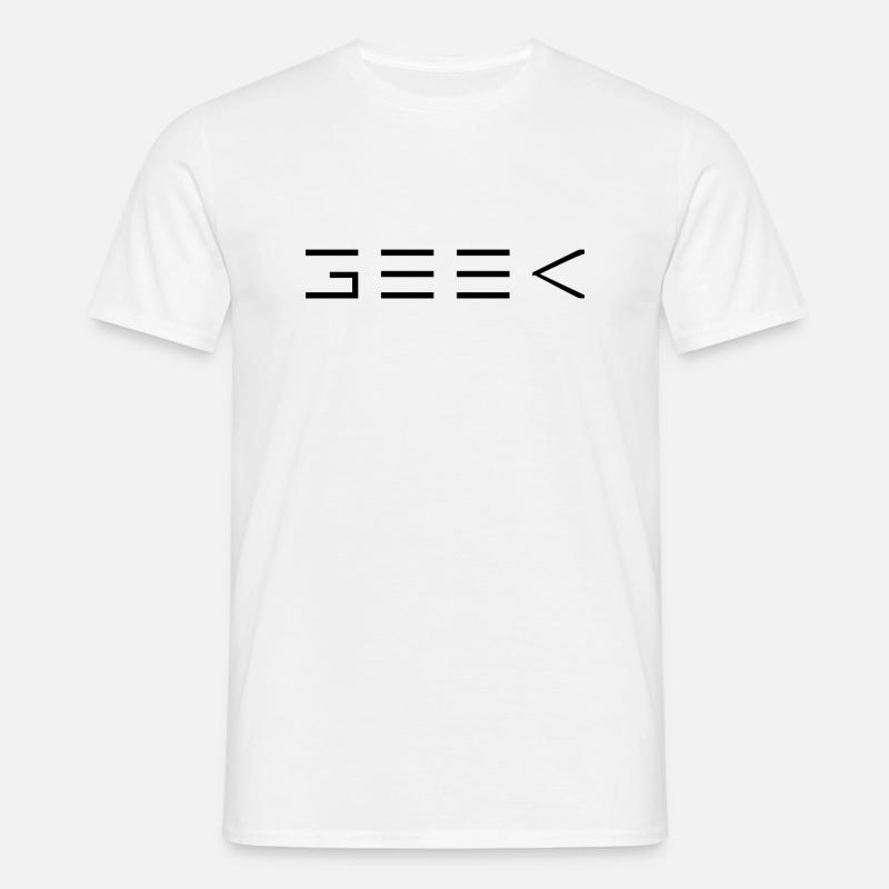 GEEK - Men's T-Shirt - white