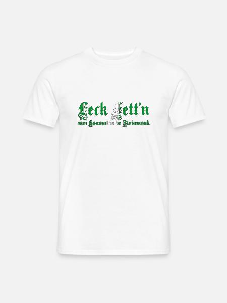 leck fett´n steiermark - Männer T-Shirt - Weiß