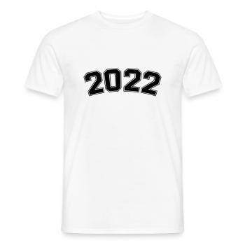2022 - T-shirt homme - blanc - Devant - AI Model Male 178 dark (178cm)