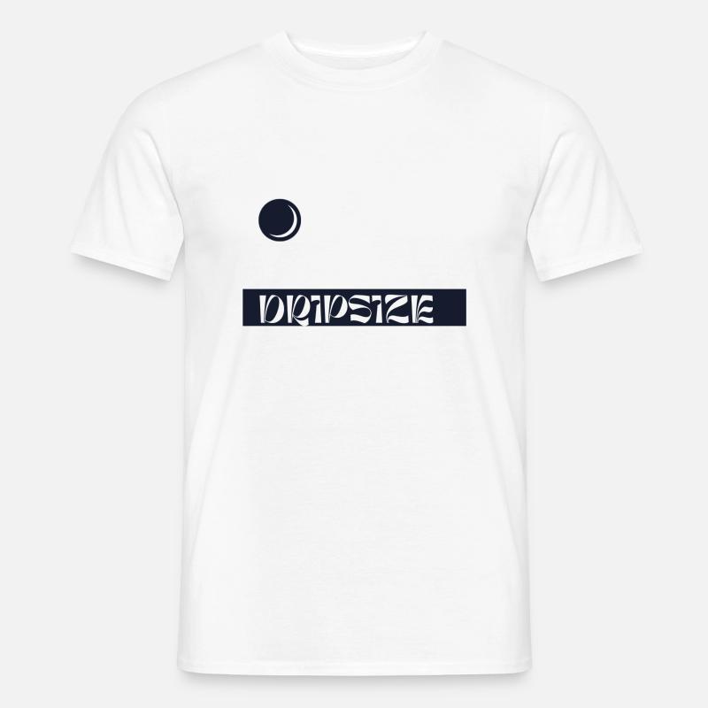 DRIPSIZE DROP /1 - Männer T-Shirt - Weiß
