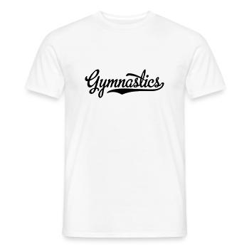Gymnastics - Männer T-Shirt - Weiß - Vorne - AI Model Male 178 dark (178cm)