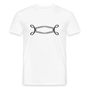 Banner 3 - T-shirt uomo - bianco - Fronte - AI Model Male 178 dark (178cm)
